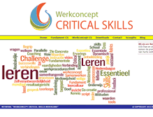 Tablet Screenshot of criticalskills.nl